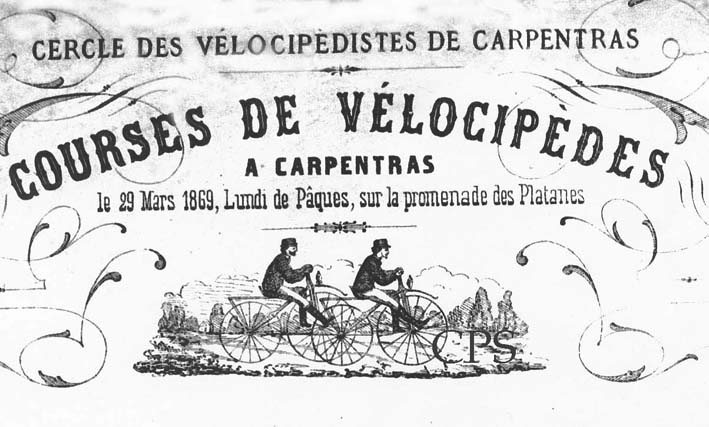 courses cyclistes de Mars 1869