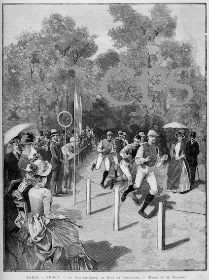 Les coureurs "Jockey" de 1887.